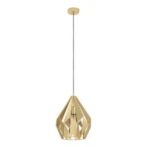 stylish geometric gold ceiling pendant light - Stillorgan Decor