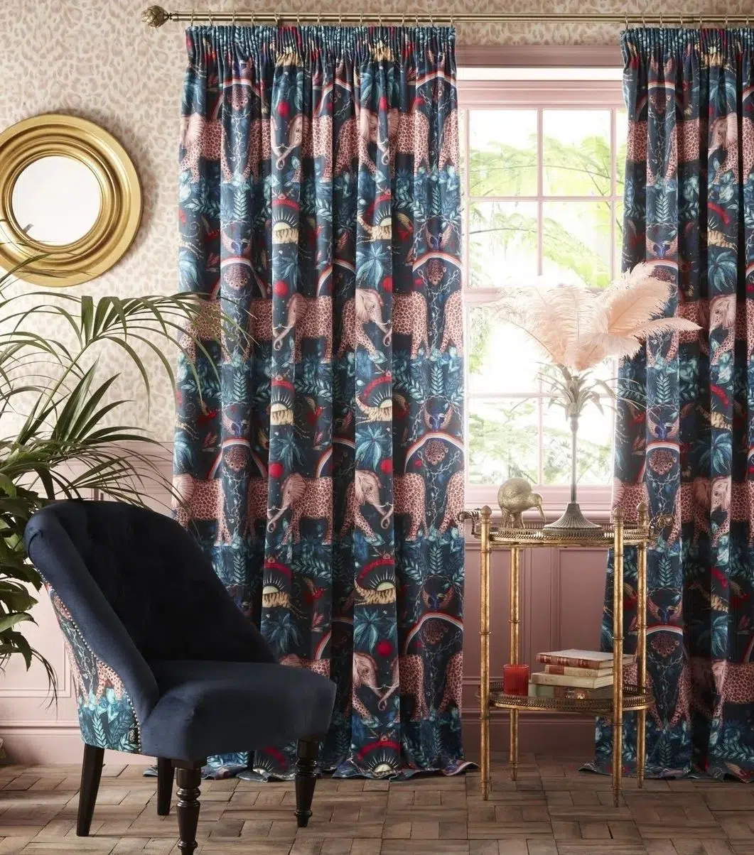 Adorn your space with the
luxurious Zambezi velvet fabric curtains by @emmajshipley and @clarke_clarke_interiors

These curtains create an enchanting feel
for any interior scheme. Explore a captivating realm of curiosity and fantasy
unlike any other. 

For details contact fabrics@stillorgandecor.ie