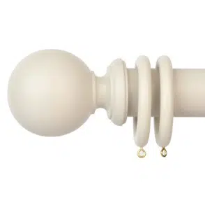 Powers Florence Soft Grey Curtain Pole with Many Colour Options Available
