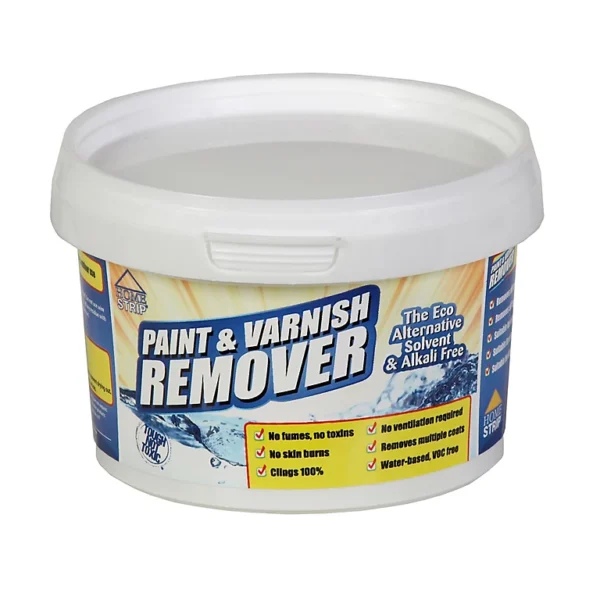 Home strip paint and varnish remover