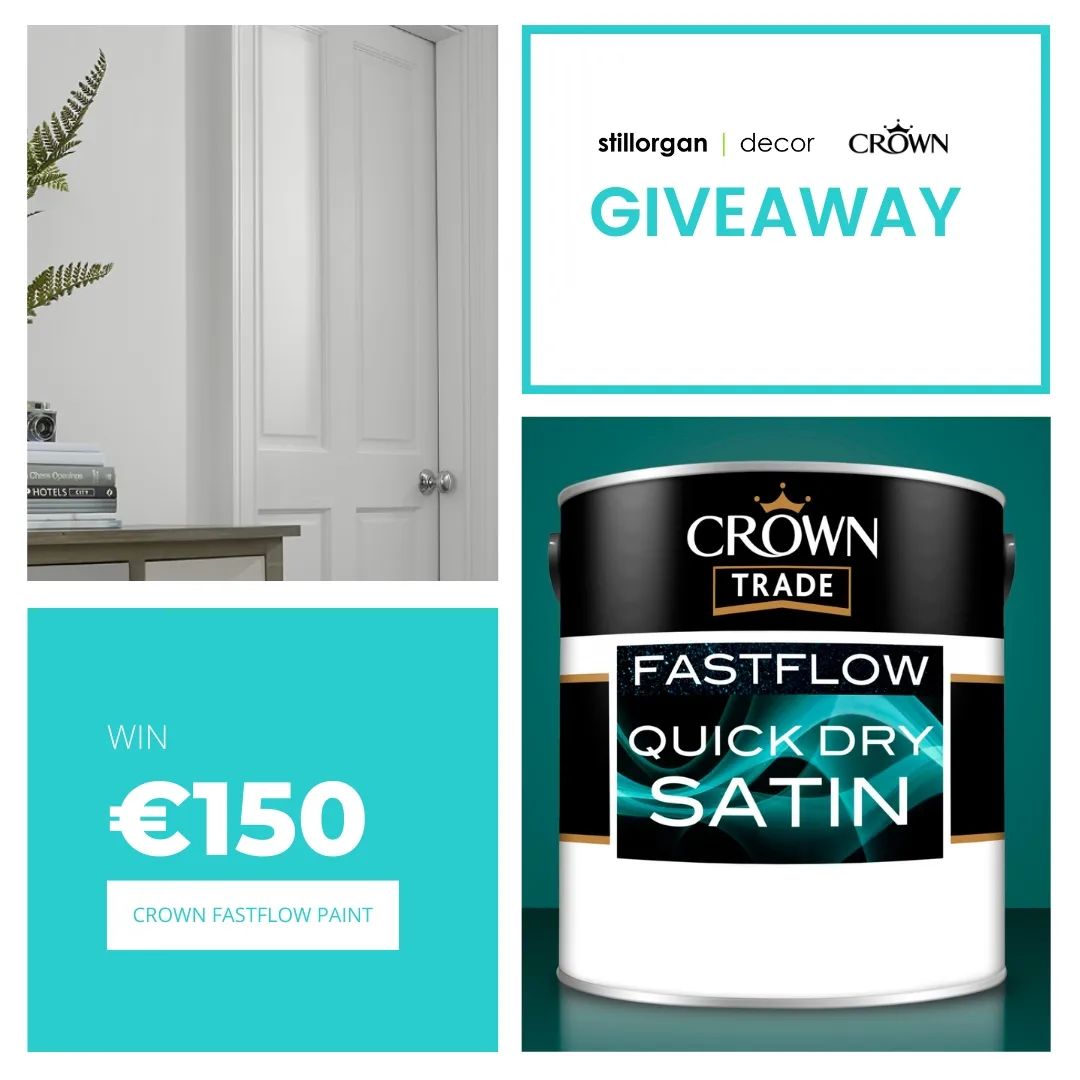 🎨 GIVEAWAY WORTH €150 ! 🎨

Courtesy of our friends @crownpaintsireland we have an amazing giveaway of €150 worth of Crown Fastflow Wood, Trim and Metal Paint! One lucky winner will receive this premium wood and metal paint in white or their colour choice!

To enter simply:

1) Like and save this post ✅

2 ) Follow @crownpaintsireland and @stillorgandecor ✅

3 ) Tag two friends in the comments section ✅

4 ) Bonus entry share to your stories. ✅

Winner will be announced Sunday October 8th 2023 in our stories. Be aware of any fake accounts that might message you. 

* Terms and conditions apply.

* Open to residents in Ireland and Northern Ireland only.

This competition is in no way associated with or endorsed by Instagram.