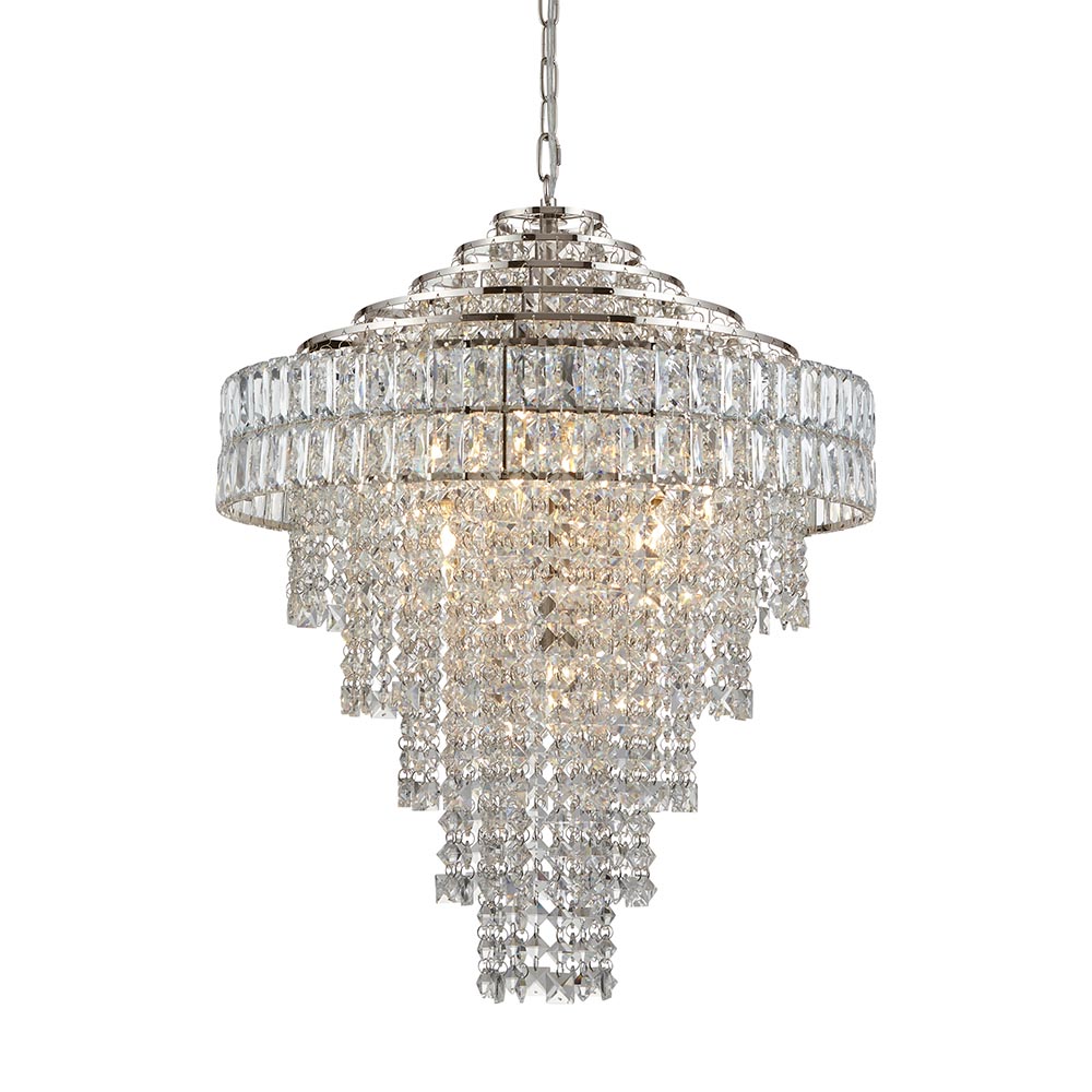 stunning tiered 7 tier hanging chandelier ceiling light - Stillorgan Decor