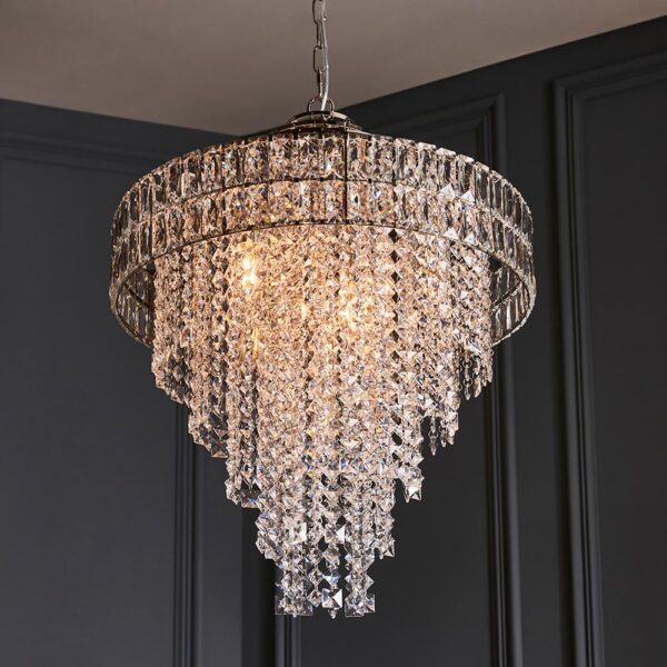 stunning tiered 7 tier hanging chandelier ceiling light - Stillorgan Decor