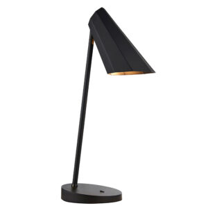 modern architectural task table lamp matt black