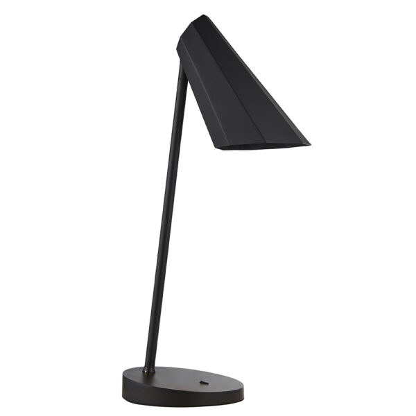 modern architectural task table lamp matt black - Stillorgan Decor