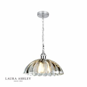laura ashley salisbury domed glass ceiling pendant light - Stillorgan Decor