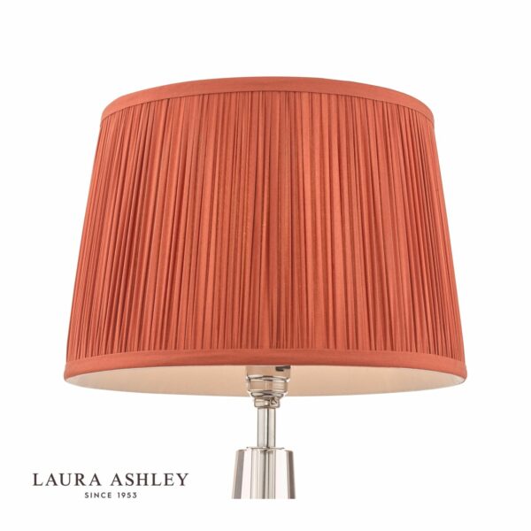 laura ashley hemsley lamp shade 25cm red - Stillorgan Decor