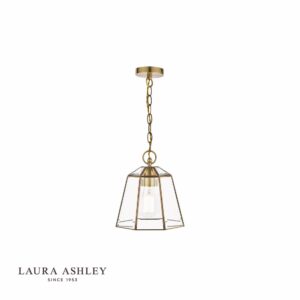 laura ashley clayton lantern ceiling light antique brass - Stillorgan Decor