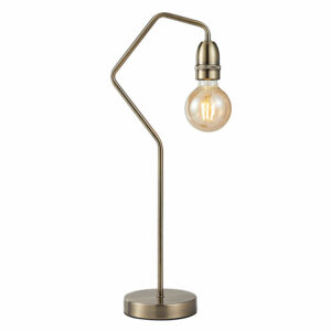 single arm modern simple table lamp antique brass