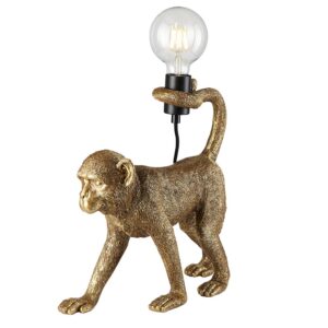 monkey table lamp gold - Stillorgan Decor