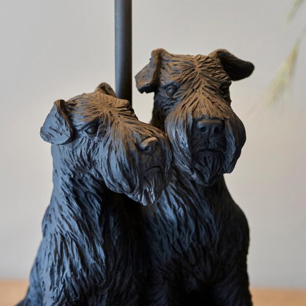 black westie dog table lamp - Stillorgan Decor