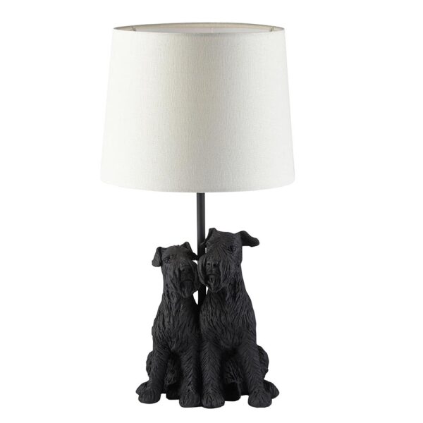 black westie dog table lamp - Stillorgan Decor