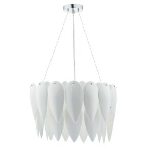 ceramic white petals pendant light - Stillorgan Decor