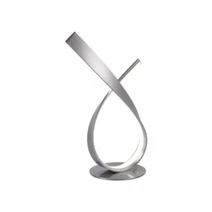 elegant curved led aluminium table lamp - Stillorgan Decor
