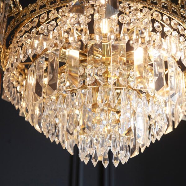 opulent 9 light centrepiece chandelier gold - Stillorgan Decor