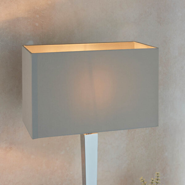 tapered chrome table lamp - Stillorgan Decor