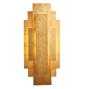 luxurious gold panel wall light - Stillorgan Decor