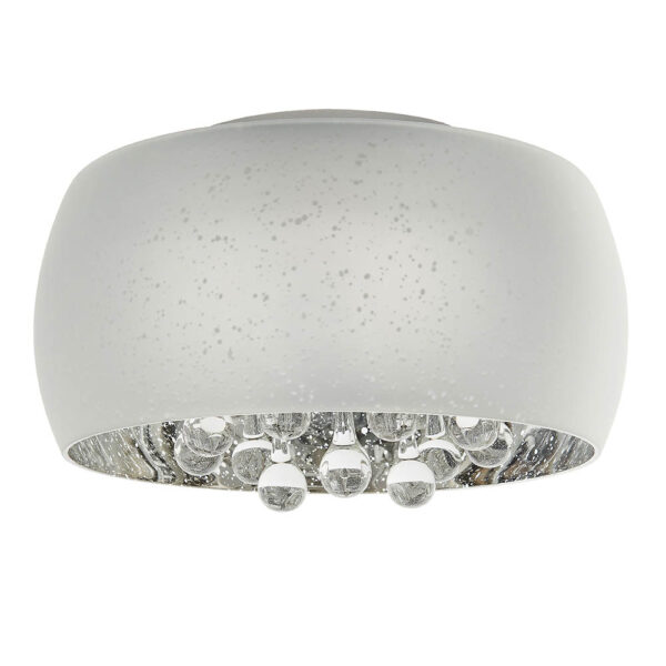 electro plated clear glass droplet ceiling light - Stillorgan Decor