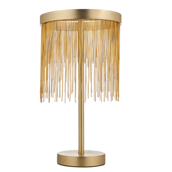 delicate gold chain table lamp - Stillorgan Decor