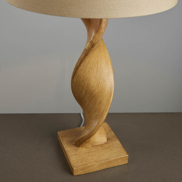 scandi spiral table lamp - Stillorgan Decor