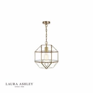 laura ashley blackwell pendant antique brass - Stillorgan Decor