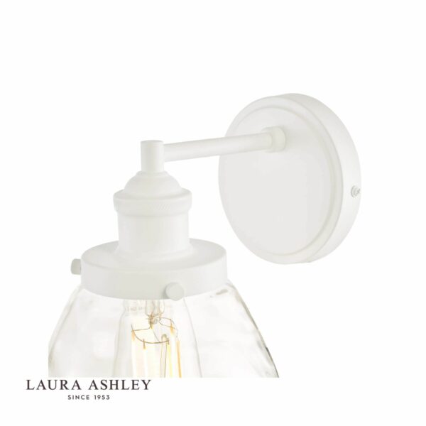 laura ashley ainsworth outdoor wall light matt cream - Stillorgan Decor