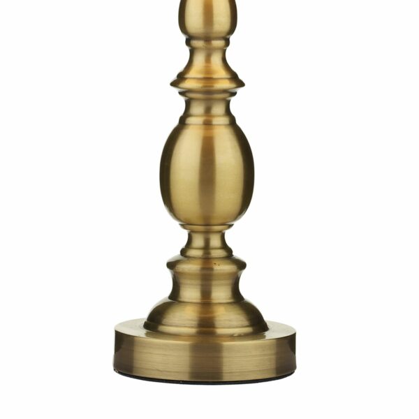traditional styled modern finish table lamp antique brass - Stillorgan Decor