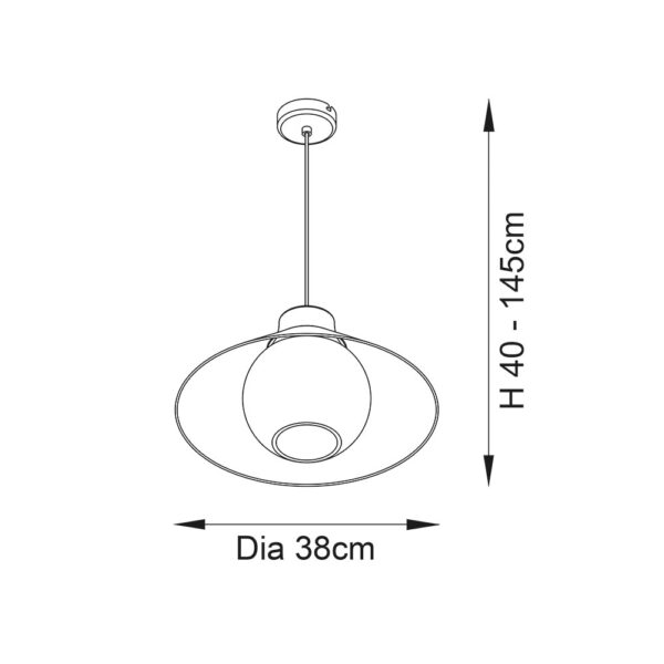 contemporary monochrome angled pendant - Stillorgan Decor