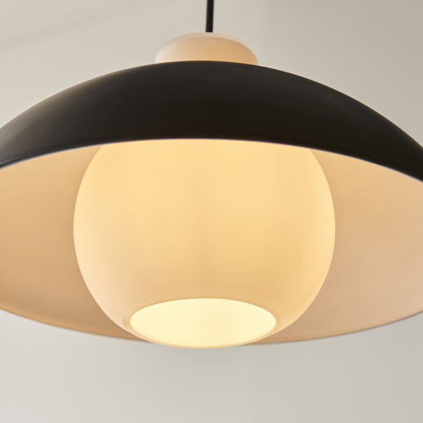 contemporary monochrome domed pendant - Stillorgan Decor