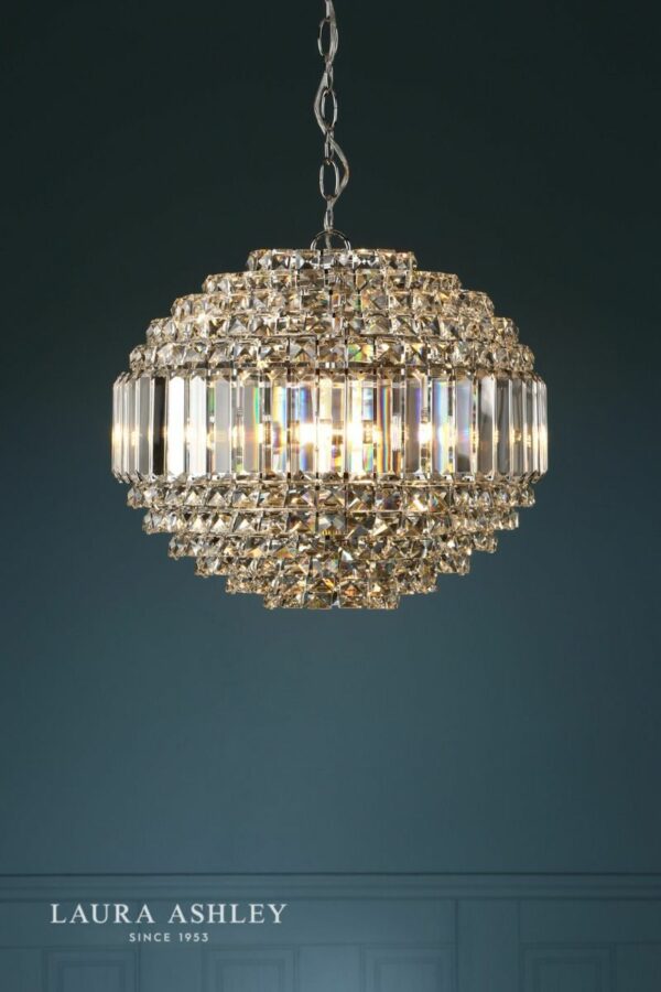 laura ashley vienna 5 light globe chandelier - Stillorgan Decor