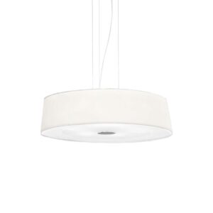 modern shaded 4 light pendant white with glass diffuser - Stillorgan Decor