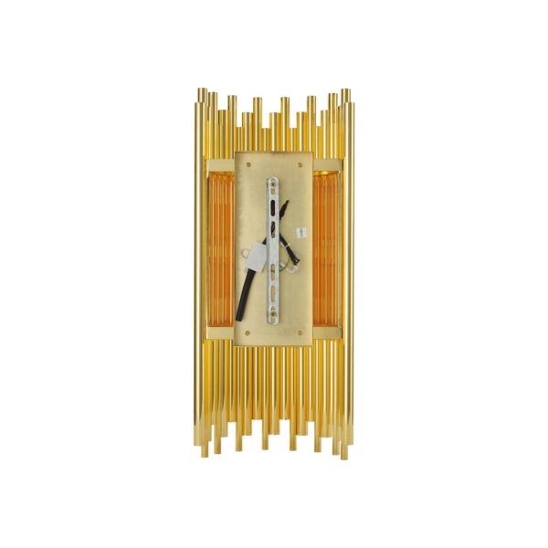 stunning gold tube wall light - Stillorgan Decor