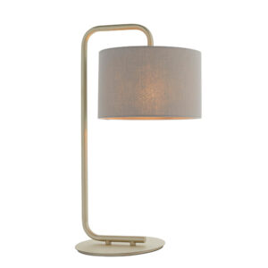 contemporary shaded champagne table lamp - Stillorgan Decor