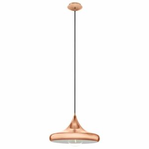 contemporary single copper droplet pendant light - Stillorgan Decor