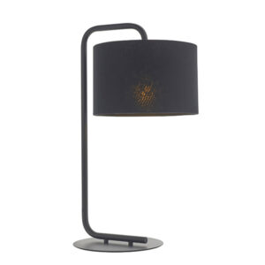 contemporary shaded black table lamp - Stillorgan Decor