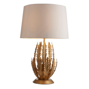 ornate gold leaf table lamp - Stillorgan Decor