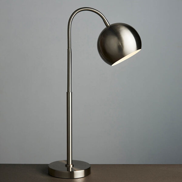 trendy dome table lamp chrome - Stillorgan Decor