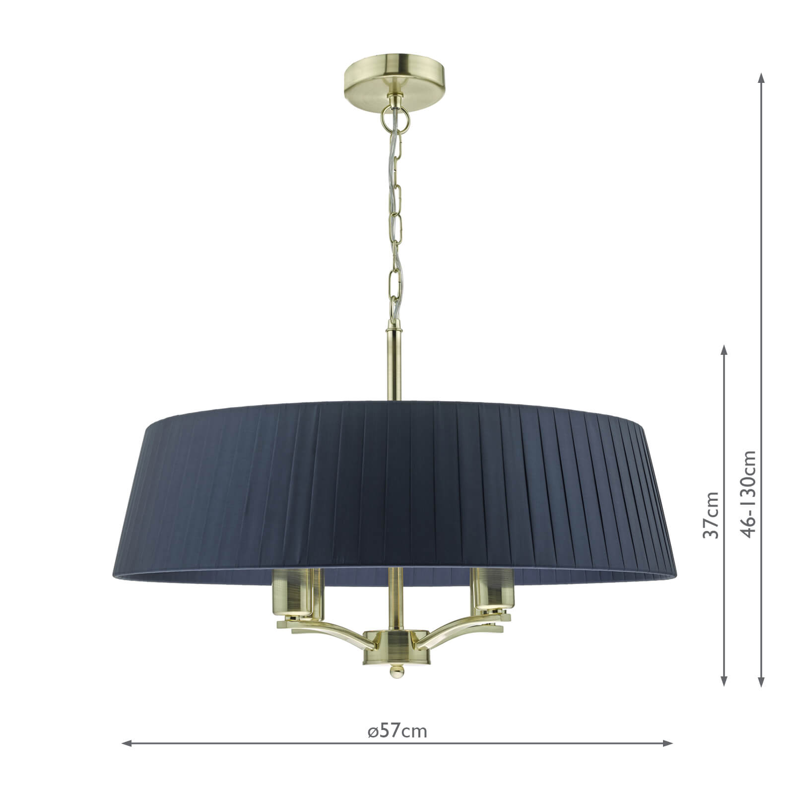 Navy ceiling deals light