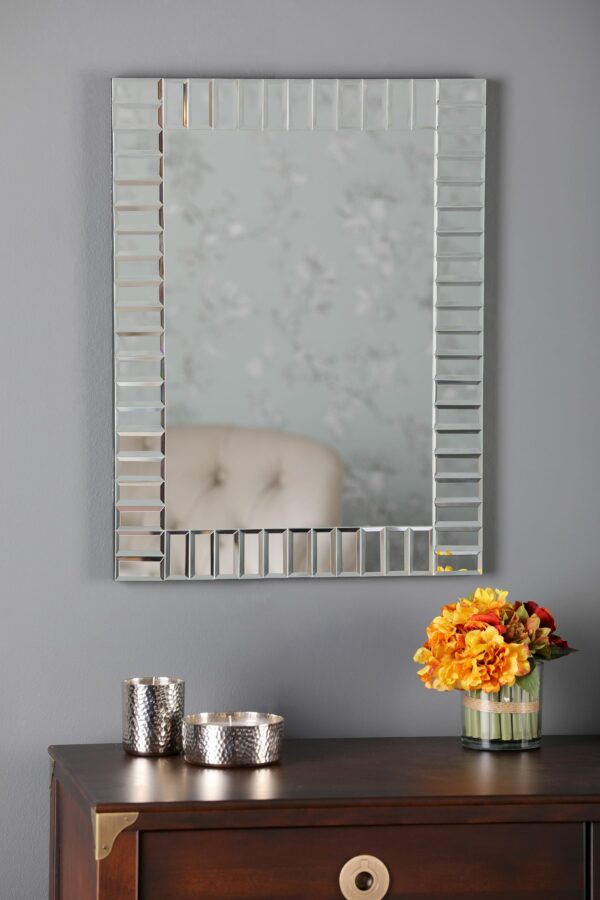 laura ashley capri small rectangle bevelled mirror 60 x 45cm - Stillorgan Decor