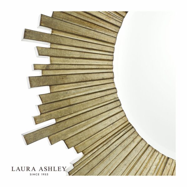 laura ashley lovell round mirror champagne 99cm - Stillorgan Decor