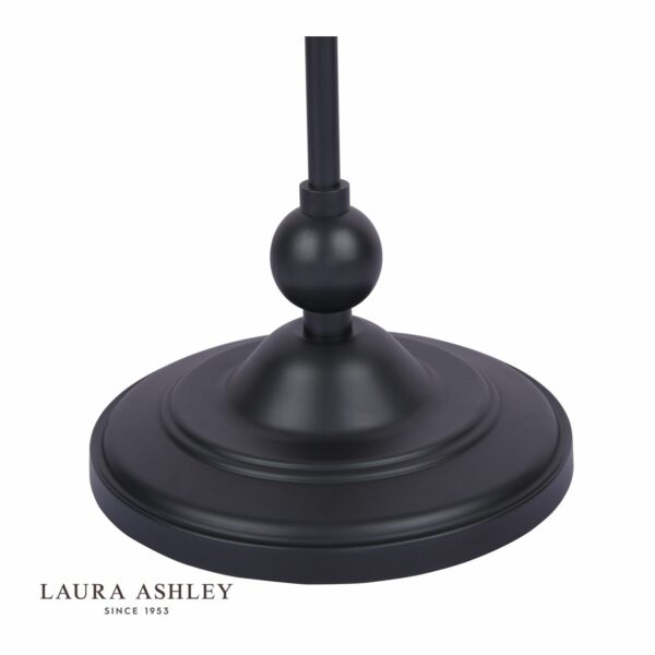 laura ashley ludchurch floor lamp industrial black with shade - Stillorgan Decor