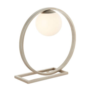 geometric silver table lamp - Stillorgan Decor