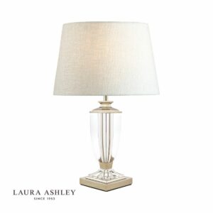 Laura Ashley Corey Floor Lamp Antique Brass Base