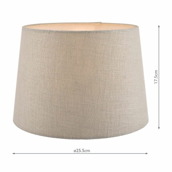 laura ashley carson small table lamp polished nickel & crystal w/shade - Stillorgan Decor