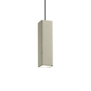 modern concrete rectangular ceiling pendant - Stillorgan Decor