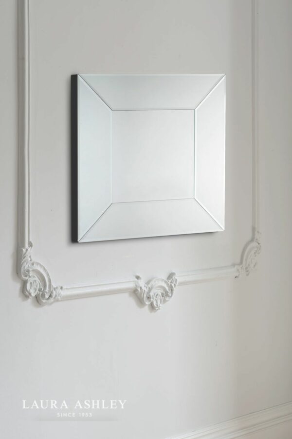 laura ashley gatsby square mirror 90cm - Stillorgan Decor