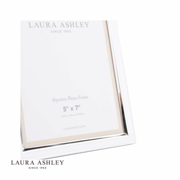 laura ashley steynton photo frame silver plated 5x7 inch - Stillorgan Decor