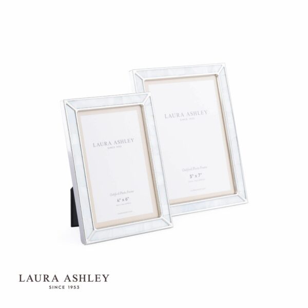 laura ashley oakford photo frame mother of pearl 4x6 inch - Stillorgan Decor