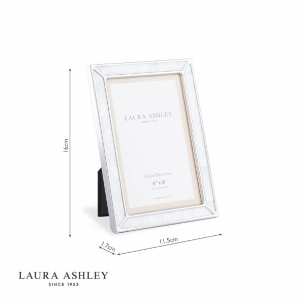 laura ashley oakford photo frame mother of pearl 4x6 inch - Stillorgan Decor
