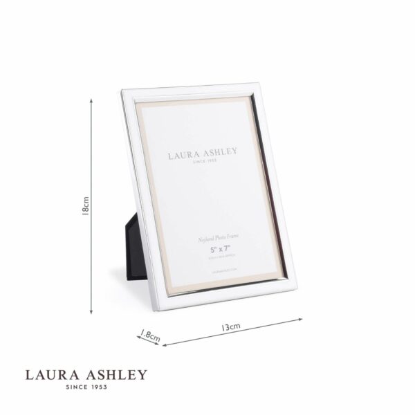laura ashley neyland photo frame silver plated 5x7 Inch - Stillorgan Decor